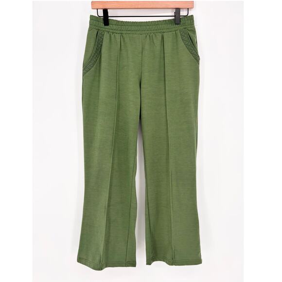 Muk Luks Three Piece Set Kelly Green Jacket Shirt and Pants Size Petite S - Picture 13 of 14